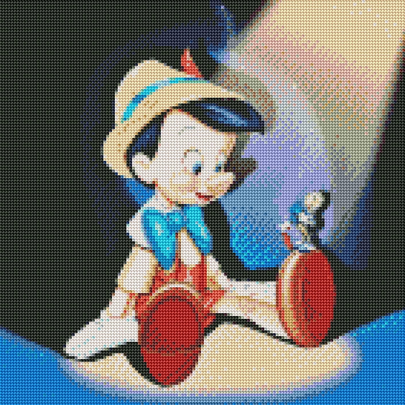 PINOCCHIO IN LEGNO 50 CM IN SCATOLA