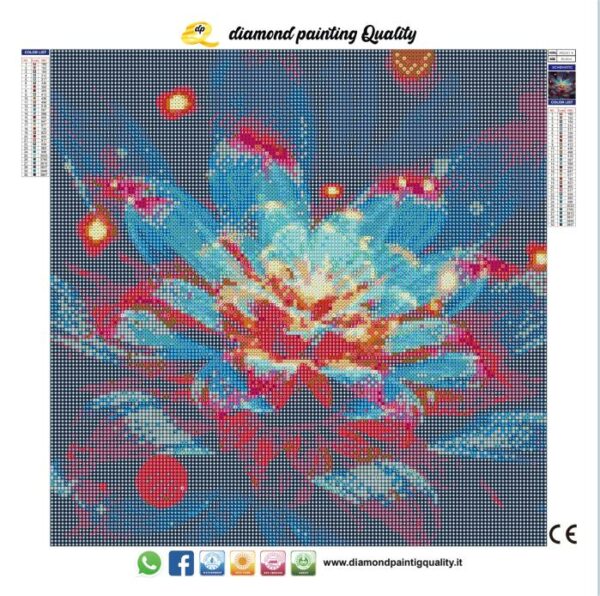 Diamond painting Loto Flower - immagine 3