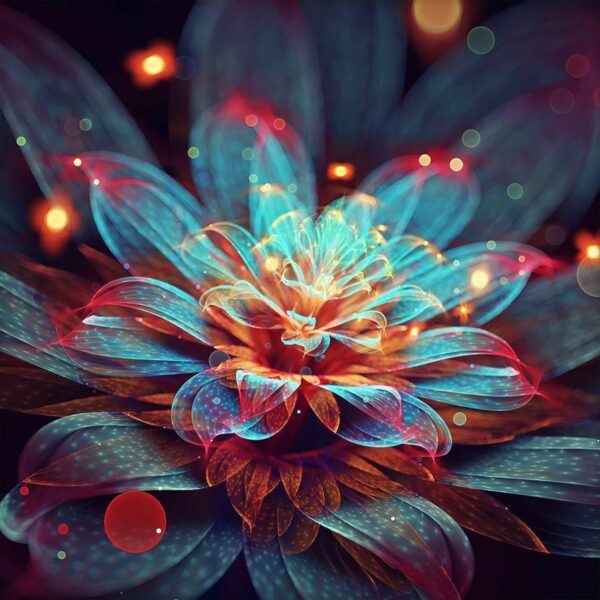 diamond painting loto flower